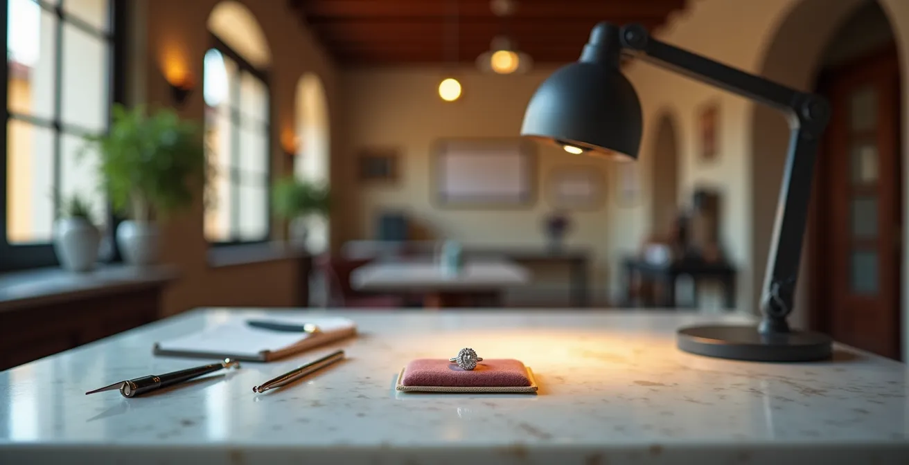 Proceso de tasación y venta de diamantes en el mercado español